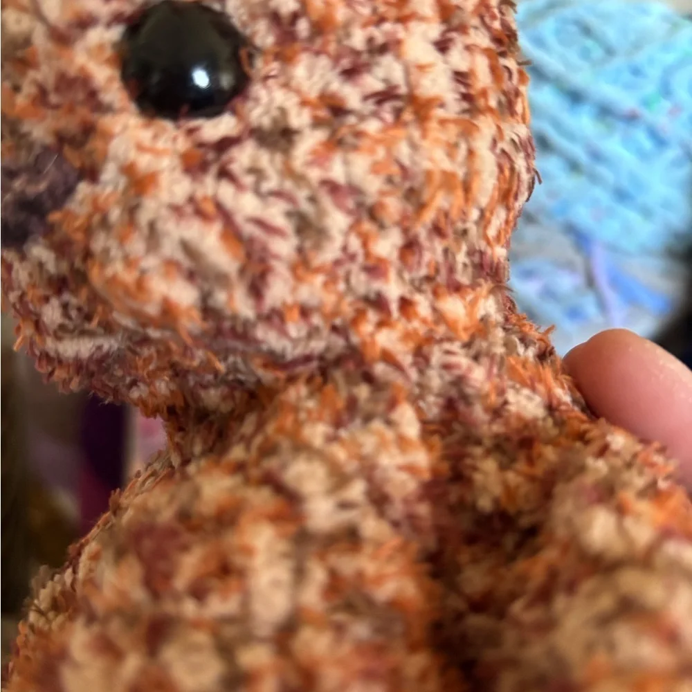 Handmade Crochet sitting kitty plush